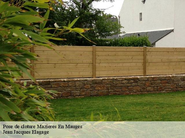 Pose de cloture mazieres-en-mauges-49280 Jean Jacques Elagage